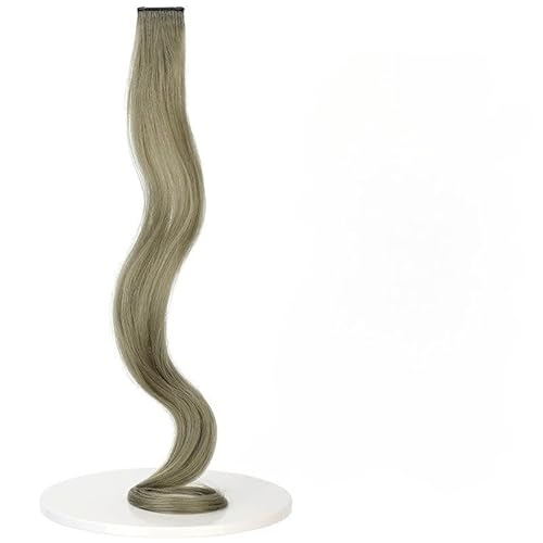 ZCSLD 55 cm 2 Stück weiß-teegrau/eukalyptusfarbene Haarteile, farbige Haarteile für Frauen, zum Anklipsen, lockiges Kunsthaar, für Reisen, Partys, Karneval ZCSLD 55 cm 2 Stück weiß-teegrau/eukalyptusfarbene Haarteile, farbige Haarteile für Frauen, zum Anklipsen, lockiges Kunsthaar, für Reisen, Partys, Karneval von ZCSLD