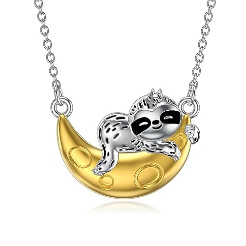 Butterfly Dragonfly Hummingbird Axolotl Bunny Cat Dog Frog Guinea Pig Turtle Highland Cow Horse Wolf Sloth Mermaid Phoenix Unorn Pendant Necklaces Animal Jewellery s for Women von ZCVFROY