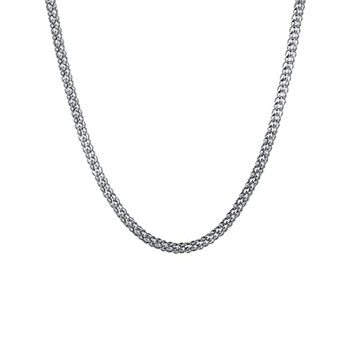 ZCVFROY 18-20 Inch Box Chain 1 1.4-3MM, Box Chain Fashion Necklace for Women Girls von ZCVFROY