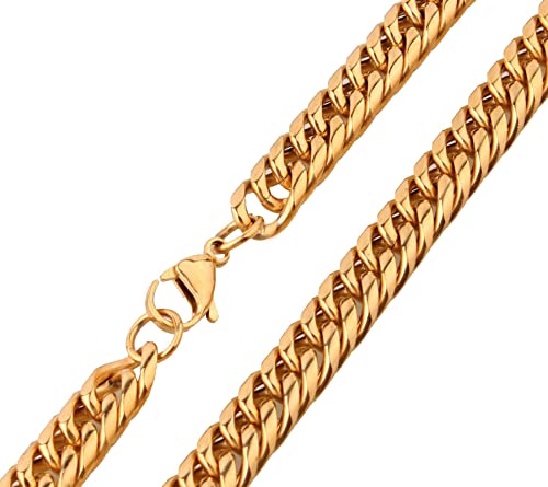 ZCVFROY 24 Inch Link 1 Chain, Stainless Steel Curb Chain Necklace for Men Boys von ZCVFROY