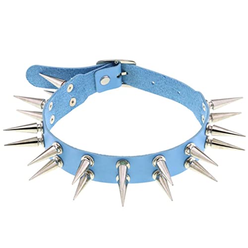 ZCVFROY Long Spiked Choker Collar For Girl Goth Necklace Black Punk Chocker Gothic Cosplay Party Club Chockers Jewelry ZCVFROY Long Spiked Choker Collar For Girl Goth Necklace Black Punk Chocker Gothic Cosplay Party Club Chockers Jewelry von ZCVFROY