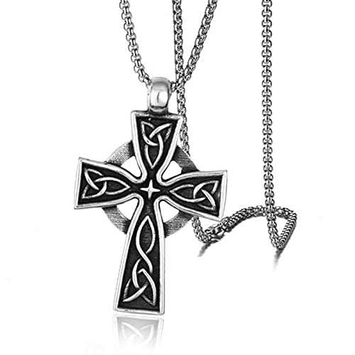 ZCVFROY Punk Flame Pendant Chain Necklace For Men Male Hip Hop Rock Gothic style Present von ZCVFROY