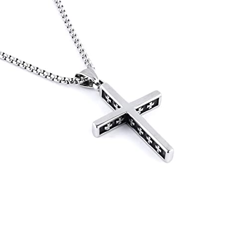 ZCVFROY Punk Flame Pendant Chain Necklace For Men Male Hip Hop Rock Gothic style Present von ZCVFROY