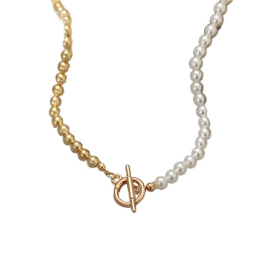 ZCVFROY Vintage Pearl Necklaces For Women Fashion Multi-layer Shell Knot Pearl Chain Necklace NEW Coin Cross Choker Jewelry-CS5252 von ZCVFROY