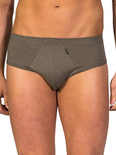 ZD Zero Defects | Herren-Mini-Slip – Sojagarn | Atmungsaktiv und bequem | Größe: S - Farbe: Seetang von ZD ZERO DEFECTS