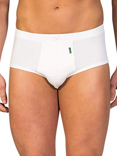 ZD Zero Defects | Herren-Öffnungsslip | Comfort Sojagarn | Atmungsaktiv und weich | Größe: M - Farbe: Natur von ZD ZERO DEFECTS