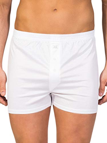 ZD Zero Defects | Klassischer Mercerisierte Buamwolle-Boxer | Erstklassiger Komfort und Haltbarkeit | Größe: S - Farbe: Weiß ZD Zero Defects | Klassischer Mercerisierte Buamwolle-Boxer | Erstklassiger Komfort und Haltbarkeit | Größe: S - Farbe: Weiß von ZD ZERO DEFECTS