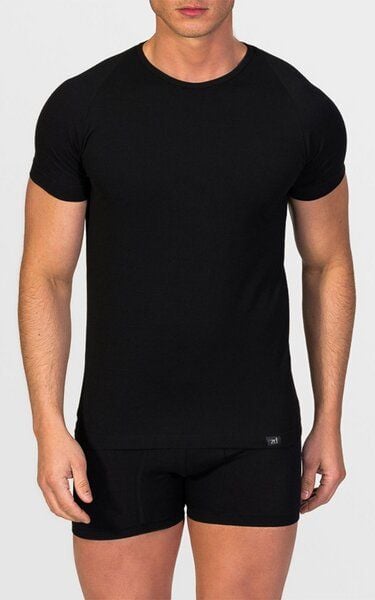 ZD Zero Defects Kurzärmeliges Rundhalsunterhemd aus ägyptischer Baumwolle von ZD Zero Defects