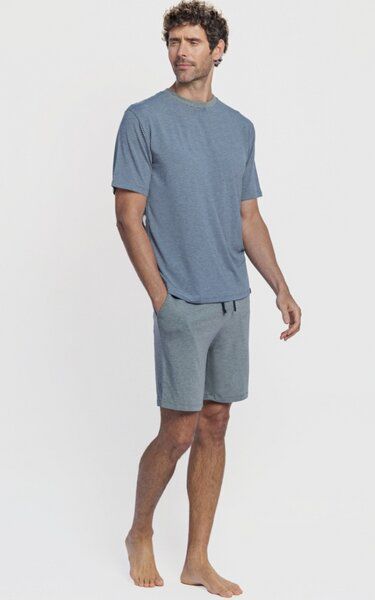 ZD Zero Defects Zeus kurzer Modal-Pyjama in Grau von ZD Zero Defects