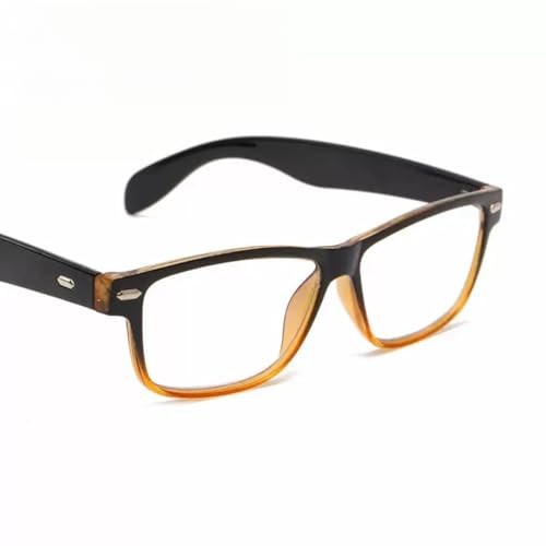 ZDDOUS Gradient Farbe Anti Eyestrain Computer-Leser Mode-Design quadratische Brille für Männer Frauen Lesebrille (Farbe,3) von ZDDOUS