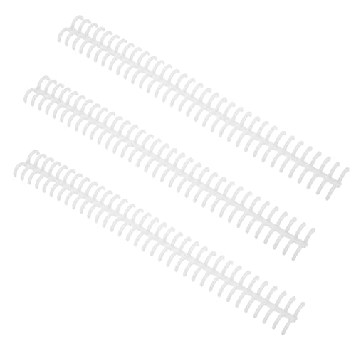 10pcs 34 Lochbindung Wirbelsäule Kunststoff Geteilte Lose Blattringe Abnehmbare Bindung 12 Mm Durchmesser Blau (WHITE) von ZDETGU