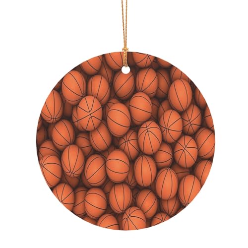 ZDFHKYDY Basketball-Orange – Bedruckter runder Aluminium-Anhänger – doppelseitiger Druck, vorgebohrtes Loch für Bastelarbeiten und Veranstaltungen., 10 cm, Aluminium ZDFHKYDY Basketball-Orange – Bedruckter runder Aluminium-Anhänger – doppelseitiger Druck, vorgebohrtes Loch für Bastelarbeiten und Veranstaltungen., 10 cm, Aluminium von ZDFHKYDY