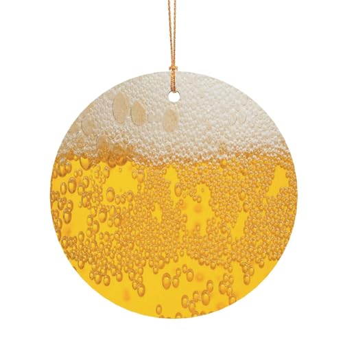 ZDFHKYDY Bierschaum – Bedruckte runde Aluminium-Anhänger – doppelseitiger Druck, vorgebohrtes Loch für Bastelarbeiten und Veranstaltungen., 10 cm, Aluminium ZDFHKYDY Bierschaum – Bedruckte runde Aluminium-Anhänger – doppelseitiger Druck, vorgebohrtes Loch für Bastelarbeiten und Veranstaltungen., 10 cm, Aluminium von ZDFHKYDY