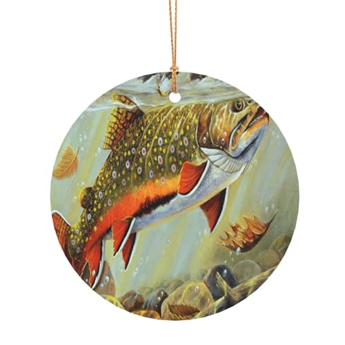 ZDFHKYDY Brook Forellenfliegenfischen – Bedruckter runder Aluminium-Anhänger – doppelseitiger Druck, vorgebohrtes Loch für Bastelarbeiten und Veranstaltungen., 8 cm, Aluminium ZDFHKYDY Brook Forellenfliegenfischen – Bedruckter runder Aluminium-Anhänger – doppelseitiger Druck, vorgebohrtes Loch für Bastelarbeiten und Veranstaltungen., 8 cm, Aluminium von ZDFHKYDY