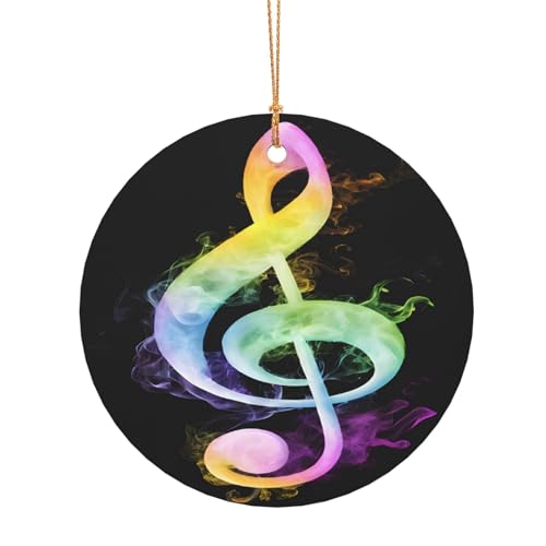 ZDFHKYDY Bunte Musiknoten: Bedrucken Sie individuelle runde Aluminium-Anhänger, doppelseitiger Druck, vorgebohrtes Loch für Bastelarbeiten und Veranstaltungen., 10 cm, Aluminium ZDFHKYDY Bunte Musiknoten: Bedrucken Sie individuelle runde Aluminium-Anhänger, doppelseitiger Druck, vorgebohrtes Loch für Bastelarbeiten und Veranstaltungen., 10 cm, Aluminium von ZDFHKYDY