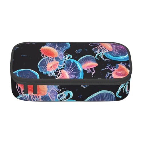 ZDFHKYDY Coral Reef Große Kapazität Büro Federmäppchen für Erwachsene, tragbare Schreibwarentasche für Stifte, Marker und Zubehör – 21 x 9,5 x 5 cm, Bunte Quallen, Einheitsgröße, Taschen-Organizer ZDFHKYDY Coral Reef Große Kapazität Büro Federmäppchen für Erwachsene, tragbare Schreibwarentasche für Stifte, Marker und Zubehör – 21 x 9,5 x 5 cm, Bunte Quallen, Einheitsgröße, Taschen-Organizer von ZDFHKYDY