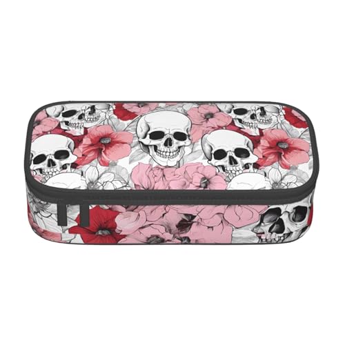 ZDFHKYDY Coral Reef Große Kapazität Büro Federmäppchen für Erwachsene, tragbare Schreibwarentasche für Stifte, Marker und Zubehör – 21 x 9,5 x 5 cm, Farbe Totenköpfe, Einheitsgröße, Taschen-Organizer ZDFHKYDY Coral Reef Große Kapazität Büro Federmäppchen für Erwachsene, tragbare Schreibwarentasche für Stifte, Marker und Zubehör – 21 x 9,5 x 5 cm, Farbe Totenköpfe, Einheitsgröße, Taschen-Organizer von ZDFHKYDY