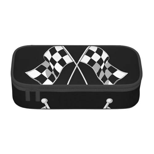 ZDFHKYDY Coral Reef Große Kapazität Büro Federmäppchen für Erwachsene, tragbare Schreibwarentasche für Stifte, Marker und Zubehör – 21 x 9,5 x 5 cm, Schwarz-weiße Formel; kariertes Flaggenmuster ZDFHKYDY Coral Reef Große Kapazität Büro Federmäppchen für Erwachsene, tragbare Schreibwarentasche für Stifte, Marker und Zubehör – 21 x 9,5 x 5 cm, Schwarz-weiße Formel; kariertes Flaggenmuster von ZDFHKYDY