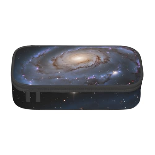 ZDFHKYDY Federmäppchen mit Flagge der Freiheitsstatue, großes Fassungsvermögen, Büro-Federmäppchen für Erwachsene, tragbare Schreibwarentasche für Stifte, Marker und Zubehör, 21 x 9,5 x 5 cm, Starry von ZDFHKYDY