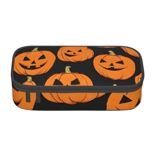 ZDFHKYDY Federmäppchen mit Marienkäfer-Druck, großes Fassungsvermögen, für Erwachsene, tragbare Schreibwarentasche für Stifte, Marker und Zubehör, 21 x 9,5 x 5 cm, Halloween-Kürbis-Muster ZDFHKYDY Federmäppchen mit Marienkäfer-Druck, großes Fassungsvermögen, für Erwachsene, tragbare Schreibwarentasche für Stifte, Marker und Zubehör, 21 x 9,5 x 5 cm, Halloween-Kürbis-Muster von ZDFHKYDY