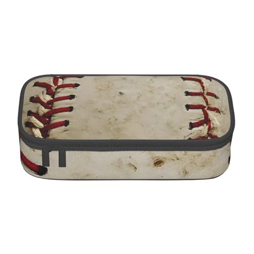 ZDFHKYDY Federmäppchen mit französischer Bulldogge, großes Fassungsvermögen, für Erwachsene, tragbare Schreibwarentasche für Stifte, Marker und Zubehör, 21 x 9,5 x 5 cm, Baseballs, Einheitsgröße ZDFHKYDY Federmäppchen mit französischer Bulldogge, großes Fassungsvermögen, für Erwachsene, tragbare Schreibwarentasche für Stifte, Marker und Zubehör, 21 x 9,5 x 5 cm, Baseballs, Einheitsgröße von ZDFHKYDY