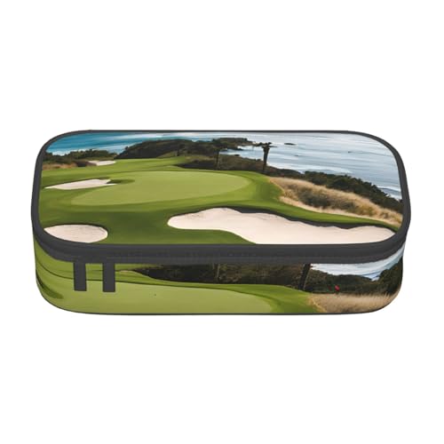 ZDFHKYDY Federmäppchen mit französischer Bulldogge, großes Fassungsvermögen, für Erwachsene, tragbare Schreibwarentasche für Stifte, Marker und Zubehör, 21 x 9,5 x 5 cm, Beach-Golfplatz, Einheitsgröße ZDFHKYDY Federmäppchen mit französischer Bulldogge, großes Fassungsvermögen, für Erwachsene, tragbare Schreibwarentasche für Stifte, Marker und Zubehör, 21 x 9,5 x 5 cm, Beach-Golfplatz, Einheitsgröße von ZDFHKYDY