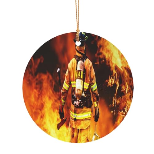ZDFHKYDY Feuerwehrmann Feuerwehrmann Flamme Druck benutzerdefinierte runde Aluminiumanhänger – doppelseitiger Druck, vorgebohrtes Loch für Bastelarbeiten und Veranstaltungen., 10 cm, Aluminium ZDFHKYDY Feuerwehrmann Feuerwehrmann Flamme Druck benutzerdefinierte runde Aluminiumanhänger – doppelseitiger Druck, vorgebohrtes Loch für Bastelarbeiten und Veranstaltungen., 10 cm, Aluminium von ZDFHKYDY