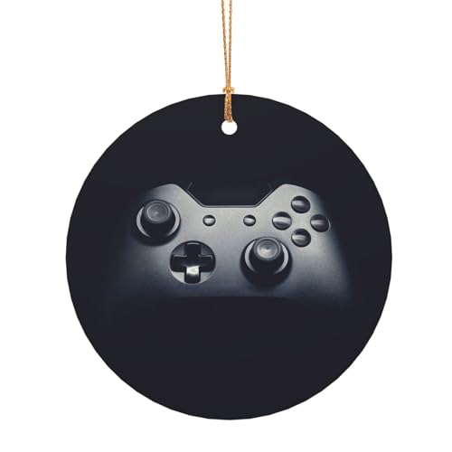 ZDFHKYDY Gaming-Controller-Muster: Bedrucken Sie individuelle runde Aluminium-Anhänger, doppelseitiger Druck, vorgebohrtes Loch für Bastelarbeiten und Veranstaltungen., 10 cm, Aluminium ZDFHKYDY Gaming-Controller-Muster: Bedrucken Sie individuelle runde Aluminium-Anhänger, doppelseitiger Druck, vorgebohrtes Loch für Bastelarbeiten und Veranstaltungen., 10 cm, Aluminium von ZDFHKYDY