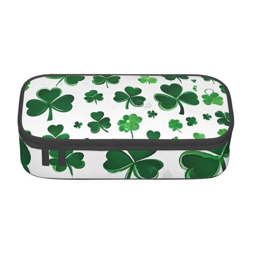 ZDFHKYDY Ladybugs Große Kapazität Büro Federmäppchen für Erwachsene, tragbare Schreibwarentasche für Stifte, Marker und Zubehör – 21 x 9,5 x 5 cm, Happy St Patrick's Day, Einheitsgröße ZDFHKYDY Ladybugs Große Kapazität Büro Federmäppchen für Erwachsene, tragbare Schreibwarentasche für Stifte, Marker und Zubehör – 21 x 9,5 x 5 cm, Happy St Patrick's Day, Einheitsgröße von ZDFHKYDY