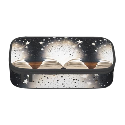 ZDFHKYDY Magic Book Große Kapazität Büro Federmäppchen für Erwachsene, tragbare Schreibwarentasche für Stifte, Marker und Zubehör – 21 x 9,5 x 5 cm, Magic Book, Einheitsgröße, Taschen-Organizer von ZDFHKYDY