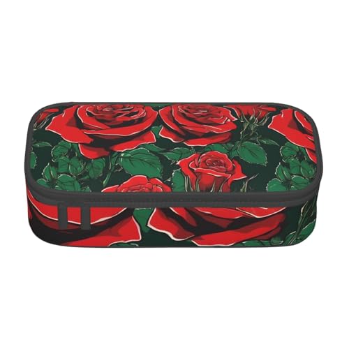 ZDFHKYDY Magic Book Große Kapazität Büro Federmäppchen für Erwachsene, tragbare Schreibwarentasche für Stifte, Marker und Zubehör – 21 x 9,5 x 5 cm, rote rose, Einheitsgröße, Taschen-Organizer ZDFHKYDY Magic Book Große Kapazität Büro Federmäppchen für Erwachsene, tragbare Schreibwarentasche für Stifte, Marker und Zubehör – 21 x 9,5 x 5 cm, rote rose, Einheitsgröße, Taschen-Organizer von ZDFHKYDY