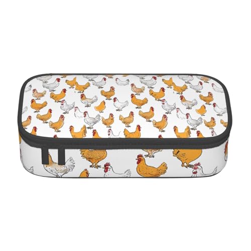 ZDFHKYDY Niedliches Kaninchen-Federmäppchen mit großem Fassungsvermögen für Erwachsene, tragbare Schreibwarentasche für Stifte, Marker und Zubehör, 21 x 9,5 x 5 cm, Ein Hühnerbrute, Einheitsgröße ZDFHKYDY Niedliches Kaninchen-Federmäppchen mit großem Fassungsvermögen für Erwachsene, tragbare Schreibwarentasche für Stifte, Marker und Zubehör, 21 x 9,5 x 5 cm, Ein Hühnerbrute, Einheitsgröße von ZDFHKYDY