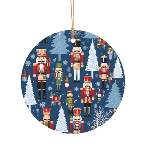 ZDFHKYDY Nussknacker für Damen, Ballett, Weihnachten, Tanz, individueller runder Aluminium-Anhänger, doppelseitiger Druck, vorgebohrtes Loch für Bastelarbeiten und Veranstaltungen., 10 cm, Aluminium ZDFHKYDY Nussknacker für Damen, Ballett, Weihnachten, Tanz, individueller runder Aluminium-Anhänger, doppelseitiger Druck, vorgebohrtes Loch für Bastelarbeiten und Veranstaltungen., 10 cm, Aluminium von ZDFHKYDY
