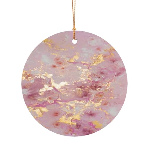 ZDFHKYDY Rosa Marmor-Textur: Bedruckt mit runden Aluminium-Anhängern – doppelseitiger Druck, vorgebohrtes Loch für Bastelarbeiten und Veranstaltungen., 10 cm, Aluminium ZDFHKYDY Rosa Marmor-Textur: Bedruckt mit runden Aluminium-Anhängern – doppelseitiger Druck, vorgebohrtes Loch für Bastelarbeiten und Veranstaltungen., 10 cm, Aluminium von ZDFHKYDY