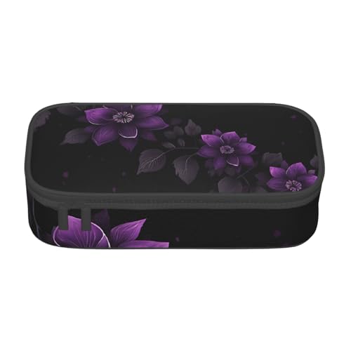 ZDFHKYDY Rote und schwarze Rose große Kapazität Büro Federmäppchen für Erwachsene, tragbare Schreibwarentasche für Stifte, Marker und Zubehör – 21 x 9,5 x 5 cm, Violetter und schwarzer Schmetterling ZDFHKYDY Rote und schwarze Rose große Kapazität Büro Federmäppchen für Erwachsene, tragbare Schreibwarentasche für Stifte, Marker und Zubehör – 21 x 9,5 x 5 cm, Violetter und schwarzer Schmetterling von ZDFHKYDY