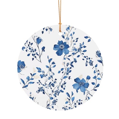 ZDFHKYDY Runde Aluminium-Anhänger mit Blumendruck, doppelseitiger Druck, vorgebohrtes Loch für Bastelarbeiten und Veranstaltungen., 10 cm, Aluminium ZDFHKYDY Runde Aluminium-Anhänger mit Blumendruck, doppelseitiger Druck, vorgebohrtes Loch für Bastelarbeiten und Veranstaltungen., 10 cm, Aluminium von ZDFHKYDY