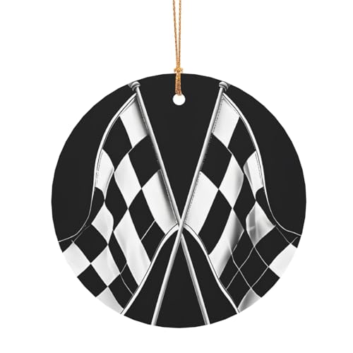 ZDFHKYDY Schwarz-weiße Formel, karierte Flaggen-Muster, individuelle runde Aluminium-Anhänger, doppelseitiger Druck, vorgebohrtes Loch für Bastelarbeiten und Veranstaltungen., 8 cm, Aluminium ZDFHKYDY Schwarz-weiße Formel, karierte Flaggen-Muster, individuelle runde Aluminium-Anhänger, doppelseitiger Druck, vorgebohrtes Loch für Bastelarbeiten und Veranstaltungen., 8 cm, Aluminium von ZDFHKYDY