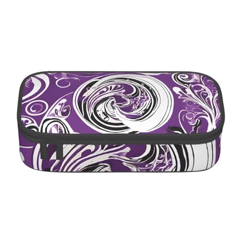 ZDFHKYDY Underwater View Federmäppchen mit großer Kapazität, für Erwachsene, tragbare Schreibwarentasche für Stifte, Marker und Zubehör, 21 x 9,5 x 5 cm, Von der Meereshexe inspiriert, Einheitsgröße von ZDFHKYDY