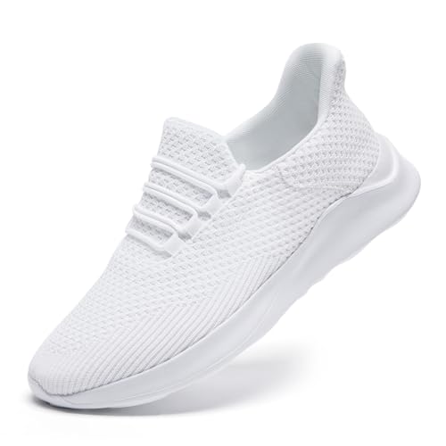 ZDFQLGV Damen Schuhe Sneaker Laufschuhe Sportschuhe Turnschuhe Walkingschuhe Straßenlaufschuhe Freizeitschuhe Joggingschuhe Leichtgewichts Schuhe Weiß EU 40 von ZDFQLGV