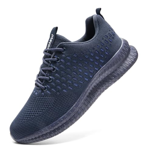 ZDFQLGV Laufschuhe Herren Sportschuhe Laufschuhe Freizeitschuhe Schuhes Tennisschuhe Sneakers Bequeme Fitness Trainingschuhe Leichtgewichts Walking Schuhe Blau EU 45 von ZDFQLGV