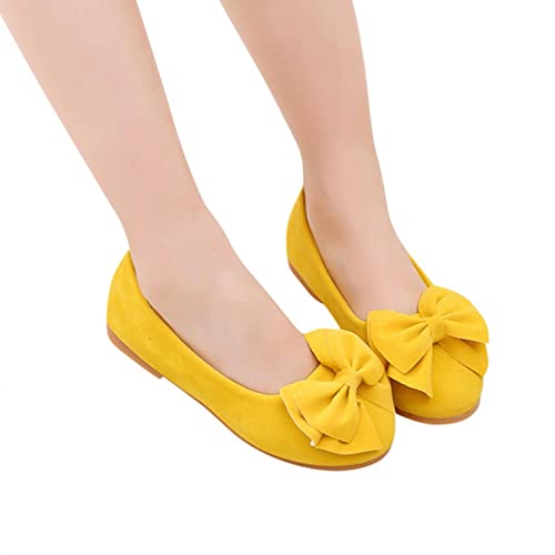 ZDJH Mädchen Prinzessin Schuhe Mary Jane Ballerina Flache Schuhe Elegante Prinzessin Schuhe, Partys Hochzeiten für Kleinkind, Kinder,Mädchen Flache Schuhe Ballerinas Elegante Prinzessin Schuhe von ZDJH