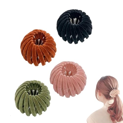 Beaumoment Vogelnest-Haarspange, Vogelnest-Magie-Haarspange for Frauen, Lindell Vogelnest-Magie-Haarspange(B) von ZDOUXUAN