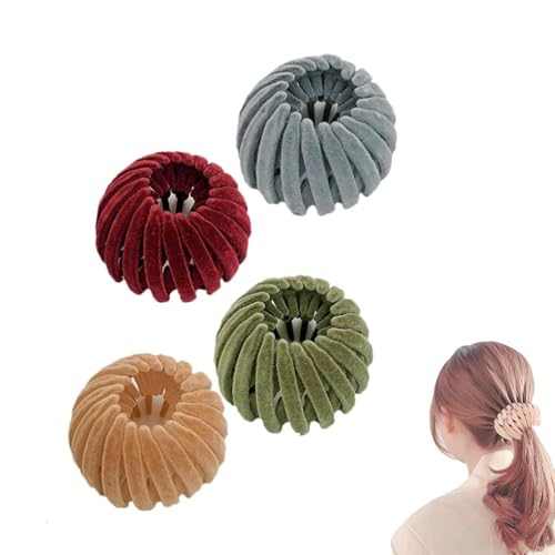 Beaumoment Vogelnest-Haarspange, Vogelnest-Magie-Haarspange for Frauen, Lindell Vogelnest-Magie-Haarspange(D) von ZDOUXUAN