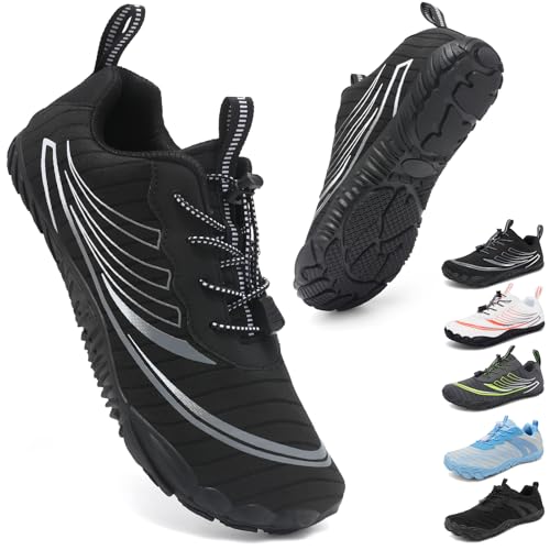 ZDQ Barfußschuhe Herren Sommer Leicht Barfuss Schuhe Damen Outdoor Atmungsaktiv Barfussschuhe Bequeme Barefoot Shoes Barfuß Sneaker Outdoor Running Walking Fitnessschuhe Schwarz 42 EU ZDQ Barfußschuhe Herren Sommer Leicht Barfuss Schuhe Damen Outdoor Atmungsaktiv Barfussschuhe Bequeme Barefoot Shoes Barfuß Sneaker Outdoor Running Walking Fitnessschuhe Schwarz 42 EU von ZDQ
