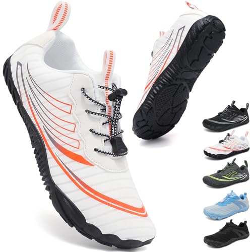 ZDQ Barfußschuhe Herren Sommer Leicht Barfuss Schuhe Damen Outdoor Atmungsaktiv Barfussschuhe Bequeme Barefoot Shoes Barfuß Sneaker Outdoor Running Walking Fitnessschuhe Weiß 39 EU ZDQ Barfußschuhe Herren Sommer Leicht Barfuss Schuhe Damen Outdoor Atmungsaktiv Barfussschuhe Bequeme Barefoot Shoes Barfuß Sneaker Outdoor Running Walking Fitnessschuhe Weiß 39 EU von ZDQ