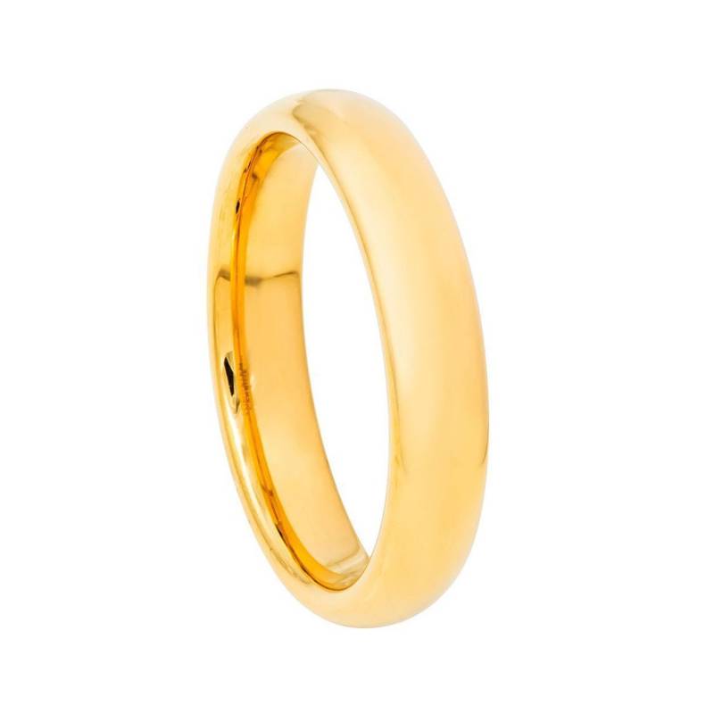 Gold Wolfram Hochzeit Band Komfort Fit Ring 4mm Seine Und Sie von ZDesignsUSA