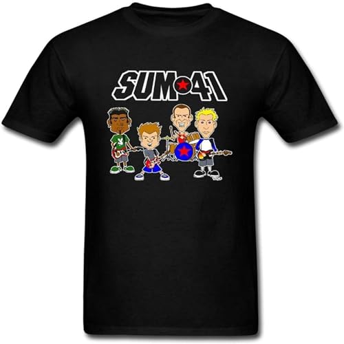 Mens Sum 41 Tour T-Shirt for Men Black XXL Mens Sum 41 Tour T-Shirt for Men Black XXL von ZE YUAN