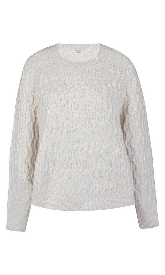 ZE-ZE Nordic Rundhalspullover Pullover Remi sandshell von ZE-ZE Nordic
