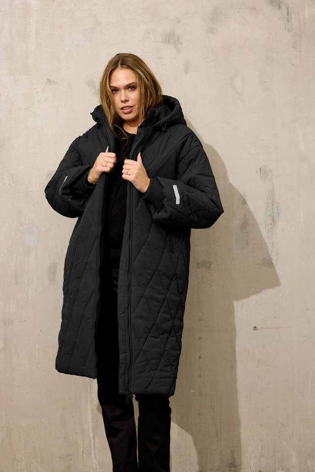 ZE-ZE Nordic Steppmantel Steppmantel Zurich schwarz mit Kapuze von ZE-ZE Nordic
