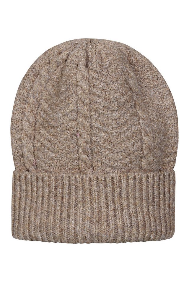 ZE-ZE Nordic Strickmütze Strickmütze beige melange aus weichen Materialmix von ZE-ZE Nordic